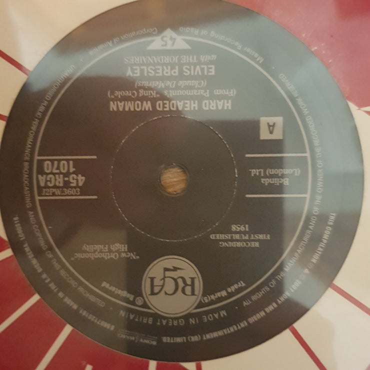 Elvis ‎– Hard Headed Woman - Limited Edition - Numbered - Vinyl 7" Record - Sealed - C-Plan Audio