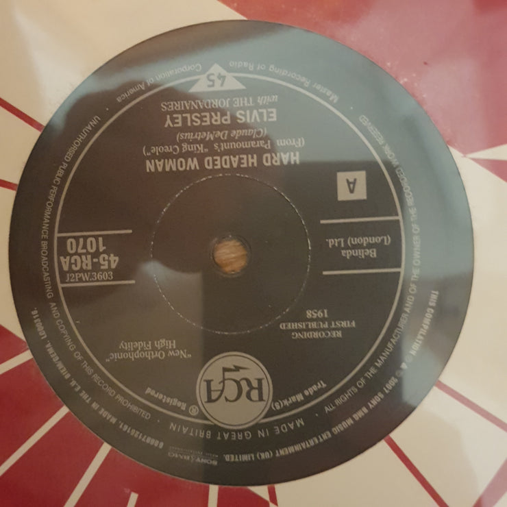 Elvis ‎– Hard Headed Woman - Limited Edition - Numbered - Vinyl 7" Record - Sealed - C-Plan Audio