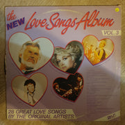 The New Love Songs Album - Vol 3 - 28 Great Love Songs - Original Artists - Vinyl LP - Opened  - Very-Good Quality (VG) - C-Plan Audio