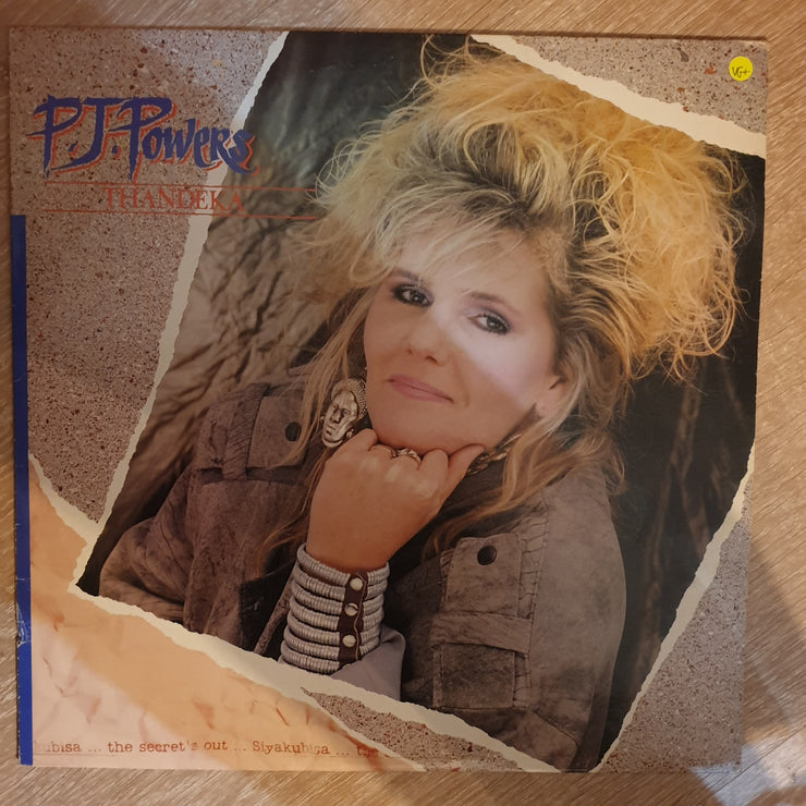 P.J. Powers ‎– Thandeka - Vinyl Record - Opened  - Very-Good+ Quality (VG+) - C-Plan Audio