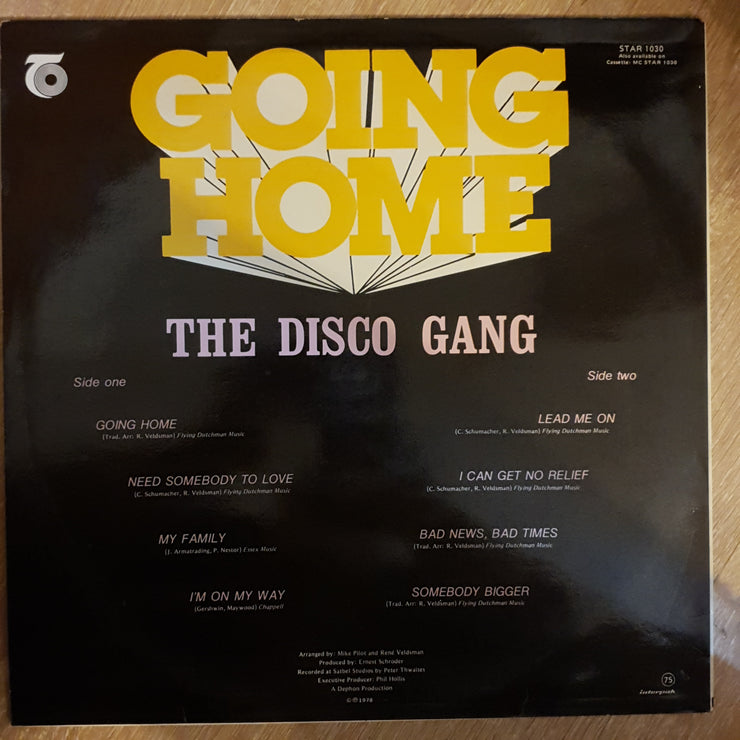 The Disco Gang ‎– Going Home - Vinyl LP Record - Opened  - Very-Good+ Quality (VG+) - C-Plan Audio