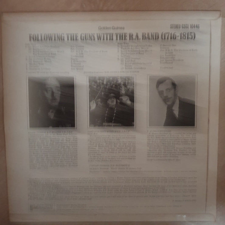 The Band Of The Royal Regiment Of Artillery ‎– Following The Guns With The R.A. Band (1716-1815) -  Vinyl LP Record - Opened  - Very-Good+ Quality (VG+) - C-Plan Audio