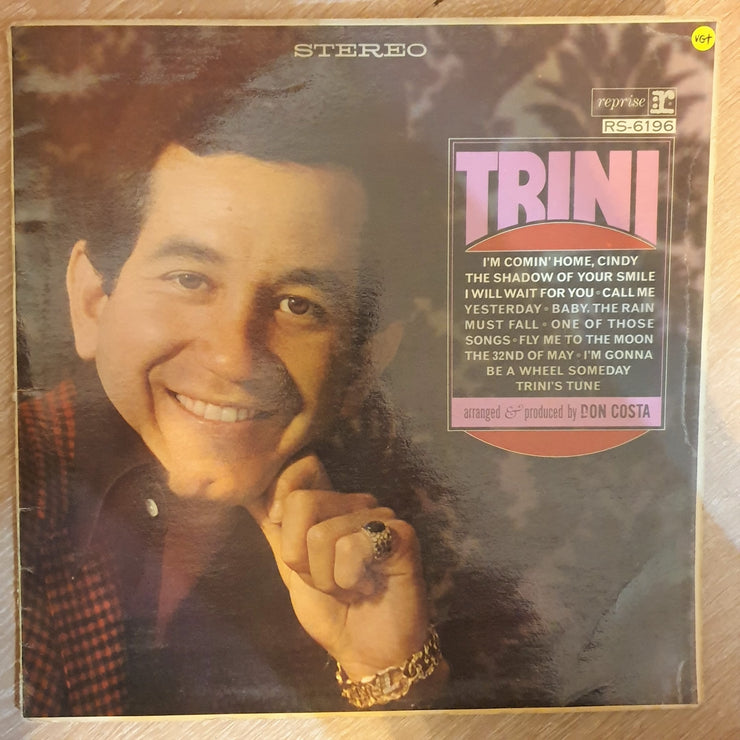 Trini Lopez ‎– Trini - Vinyl LP Record - Opened  - Very-Good+ Quality (VG+) - C-Plan Audio