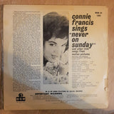 Connie Francis ‎– Never On Sunday - Vinyl LP Record - Opened  - Very-Good- Quality (VG-) - C-Plan Audio