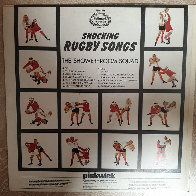 Shocking Rugby Songs ‎– Vol 3 - Vinyl LP Record - Opened  - Good+ Quality (G+) - C-Plan Audio