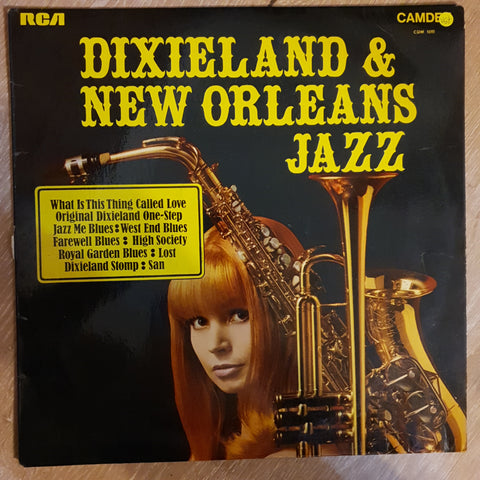 Dixieland & New Orleans Jazz ‎ -  Original Dixieland Jazz Band ‎– Vinyl LP Record - Opened  - Very-Good+ Quality (VG+) - C-Plan Audio