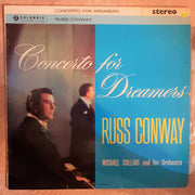 Russ Conway with The Williams Singers ‎– Concerto For Dreamers - Michael Collins and His Orchestra - Vinyl LP Record - Opened  - Very-Good+ Quality (VG+) - C-Plan Audio