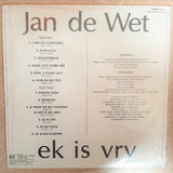 Jan De Wet - Ek Is Vry - Vinyl LP Record - Opened  - Very-Good+ Quality (VG+) - C-Plan Audio