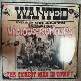 Vicious Rumors - The Sickest Men In Town - Wanted - Dead Or Alive - Vinyl LP Record - Sealed - C-Plan Audio