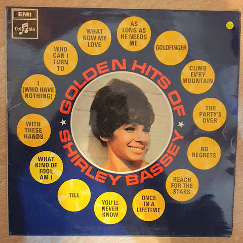 Shirley Bassey ‎– Golden Hits Of Shirley Bassey - Vinyl LP Record - Opened  - Very-Good+ Quality (VG+) - C-Plan Audio