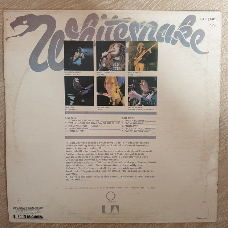 Whitesnake ‎– Lovehunter - Vinyl LP Record  - Very-Good Quality (VG) - C-Plan Audio