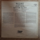 Mozart Complete Piano Music Vol 3 - Walter Klein - Vinyl LP Record - Opened  - Very-Good+ Quality (VG+) - C-Plan Audio