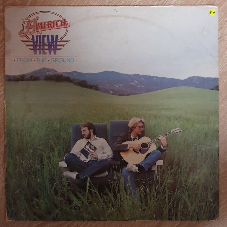 America - View From The Ground - Vinyl LP - Opened  - Very-Good+ Quality (VG+) - C-Plan Audio