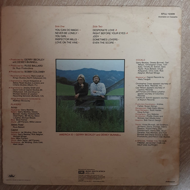 America - View From The Ground - Vinyl LP - Opened  - Very-Good+ Quality (VG+) - C-Plan Audio