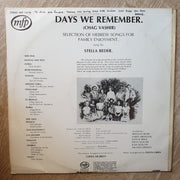 Chag VaShir  ‎- Days We Remember - Opened ‎–   Vinyl LP Record - Opened  - Very-Good+ Quality (VG+) - C-Plan Audio