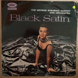 George Shearing Quintet And Orchestra ‎– Black Satin ‎–   Vinyl LP Record - Very-Good+ Quality (VG+) - C-Plan Audio