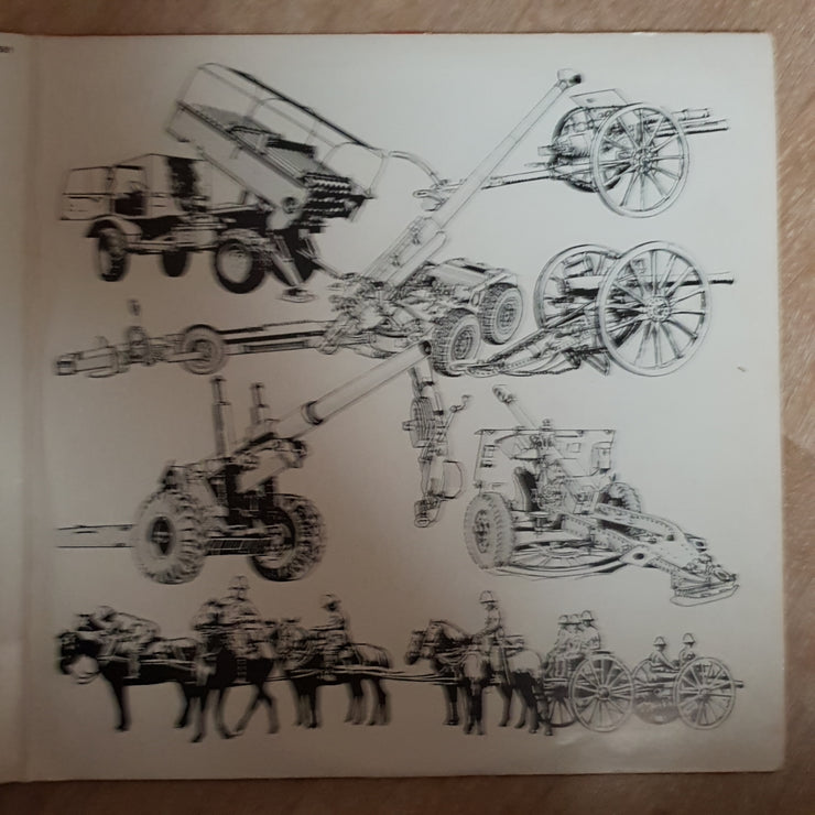 Artillery Marches - Played By the Band Of The South African Navy - Vinyl LP Record - Opened  - Very-Good Quality (VG) - C-Plan Audio