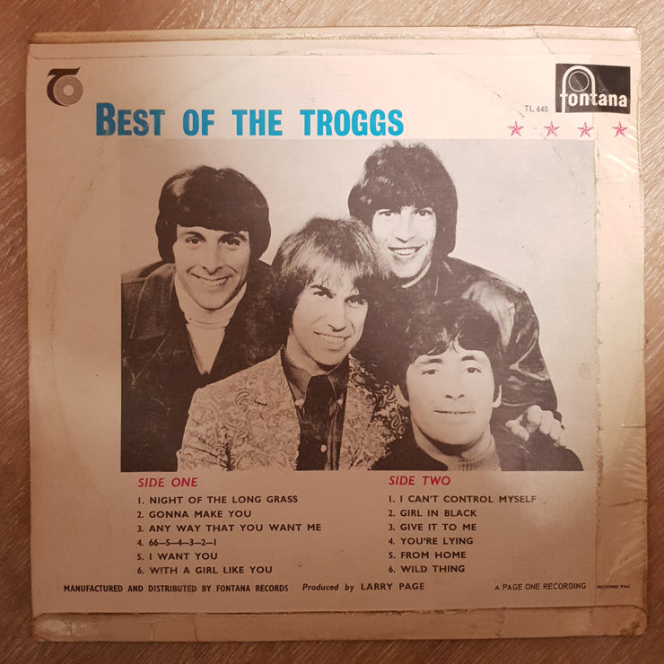 The Troggs ‎– Best Of The Troggs ‎– Vinyl LP Record - Opened  - Good+ Quality (G+) - C-Plan Audio