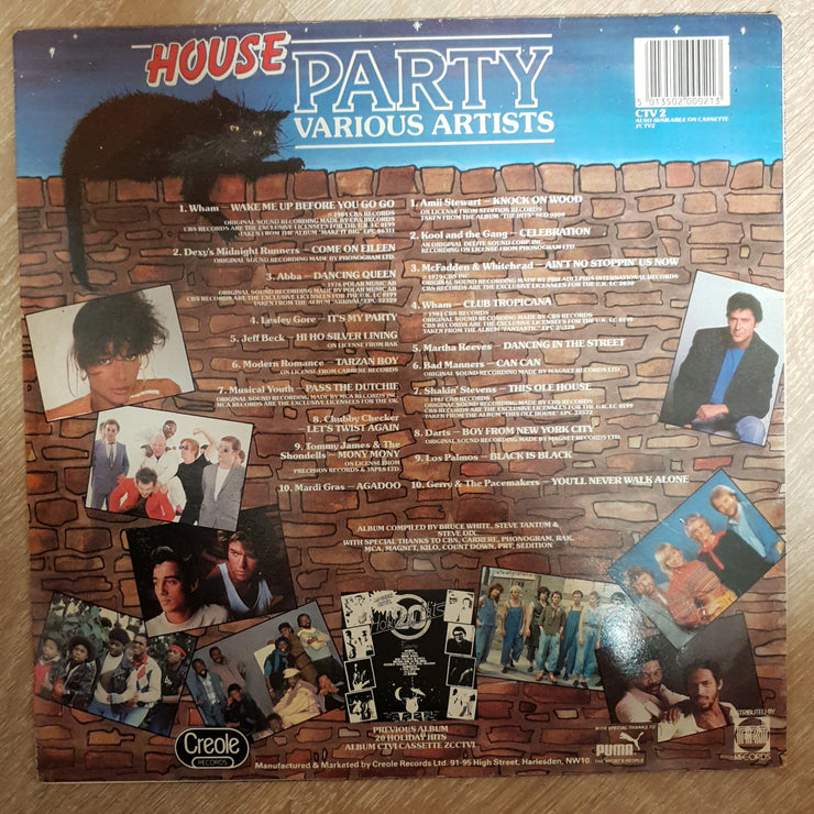 House Party - 20 Classic Dance Hits - Original Artists-  Vinyl LP Record - Very-Good+ Quality (VG+) - C-Plan Audio