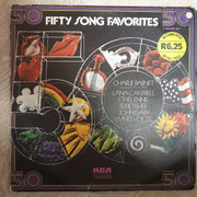 50 (Fifty) Song Favourites - Charlie Barnet, Lana Cantrell, Ethel Ennis, Eddie Fisher, John Gary, Living Voices Double Vinyl LP Record - Very-Good+ Quality (VG+) - C-Plan Audio
