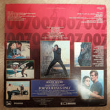For Your Eyes Only (Original Motion Picture Soundtrack) ‎– Bill Conti ‎– Vinyl LP Record - Very-Good+ Quality (VG+) - C-Plan Audio