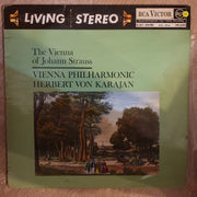 Johann Strauss - The Vienna Of Johann Strauss  - Vienna Philharmonic - Herbert von Karajan ‎- Vinyl LP Record - Opened  - Very-Good Quality (VG) (Vinyl Specials) - C-Plan Audio