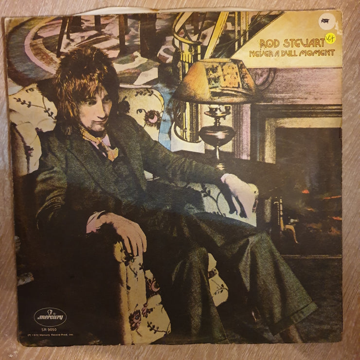 Rod Stewart ‎– Never A Dull Moment -  Vinyl LP Record - Very-Good+ Quality (VG+) - C-Plan Audio