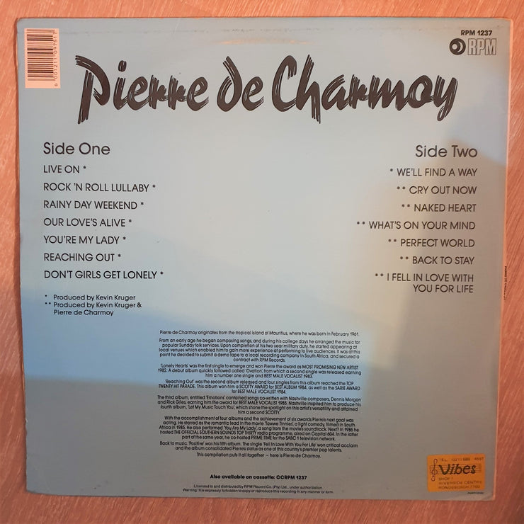 Pierre de Charmoy - Vinyl LP Record - Opened  - Very-Good- Quality (VG-) - C-Plan Audio