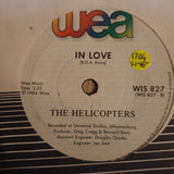 The Helicopters ‎– Kissing For Pleasure - Vinyl 7" Record - Very-Good- Quality (VG-) - C-Plan Audio