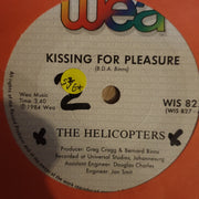 The Helicopters ‎– Kissing For Pleasure - Vinyl 7" Record - Very-Good- Quality (VG-) - C-Plan Audio