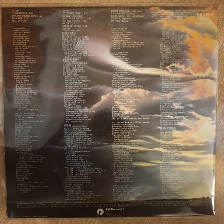 Deep Purple ‎– Stormbringer (UK) - Vinyl LP Record - Opened  - Very-Good+ Quality (VG+) - C-Plan Audio