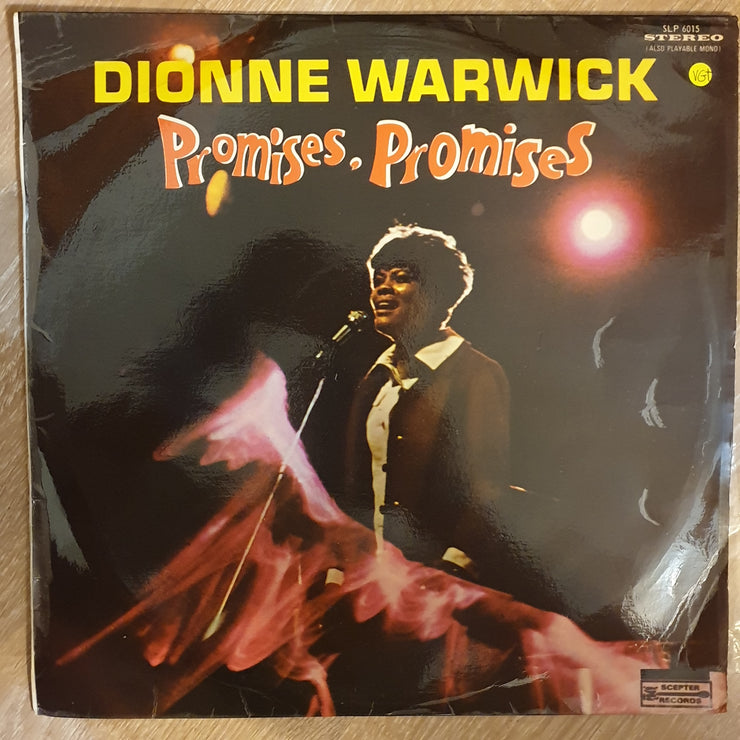 Dionne Warwick - Promises Promises - Vinyl LP Record - Opened  - Very-Good+ Quality (VG+) - C-Plan Audio