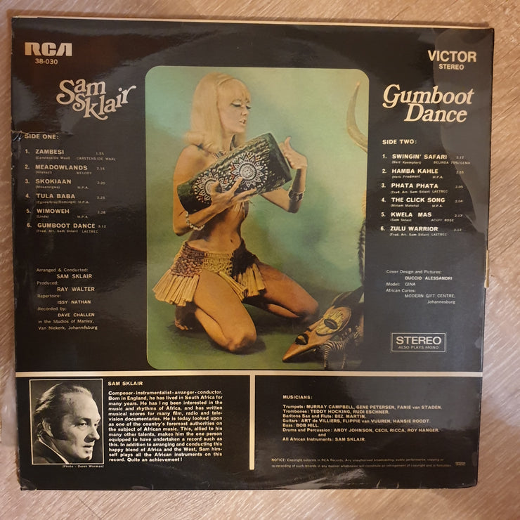 Sam Sklair - Gumboot Dance - Vinyl LP - Opened  - Very-Good Quality (VG) - C-Plan Audio
