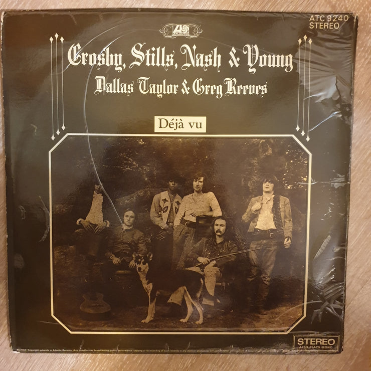 Crosby, Stills, Nash and Young - Deja Vu - Vinyl LP Record -Very-Good+ Quality (VG+) - C-Plan Audio