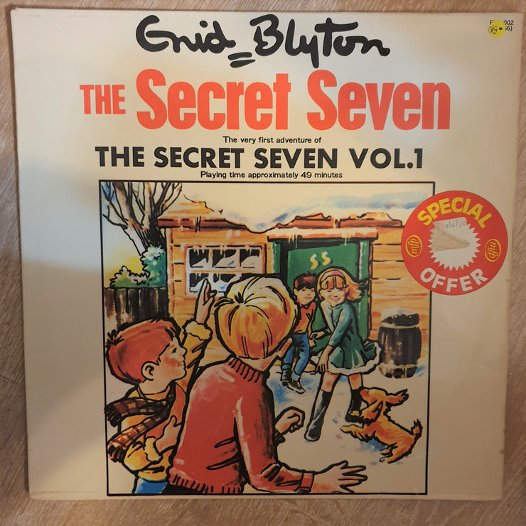 Enid Blyton - The Secret Seven - Volume 1 - The Very First Adventure Of - Vinyl LP - Opened  - Very-Good Quality (VG) - C-Plan Audio