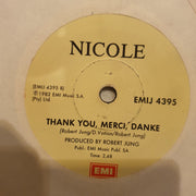 Nicole ‎– A Little Peace - Vinyl 7" Record - Very-Good+ Quality (VG+) - C-Plan Audio
