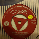 The Royal Guardsmen ‎– Snoopy For President - Vinyl 7" Record - Very-Good+ Quality (VG+) - C-Plan Audio