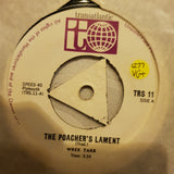 Wrex Tarr ‎– The Poacher's Lament / Cocky Lobin - Vinyl 7" Record - Very-Good+ Quality (VG+) - C-Plan Audio