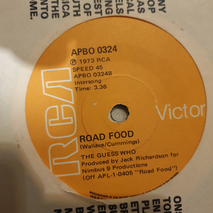 The Guess Who ‎– Clap For The Wolfman   - Vinyl 7" Record - Opened  - Very-Good Quality (VG) - C-Plan Audio