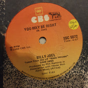 Billy Joel ‎– You May Be Right - Vinyl 7" Record - Very-Good+ Quality (VG+) - C-Plan Audio