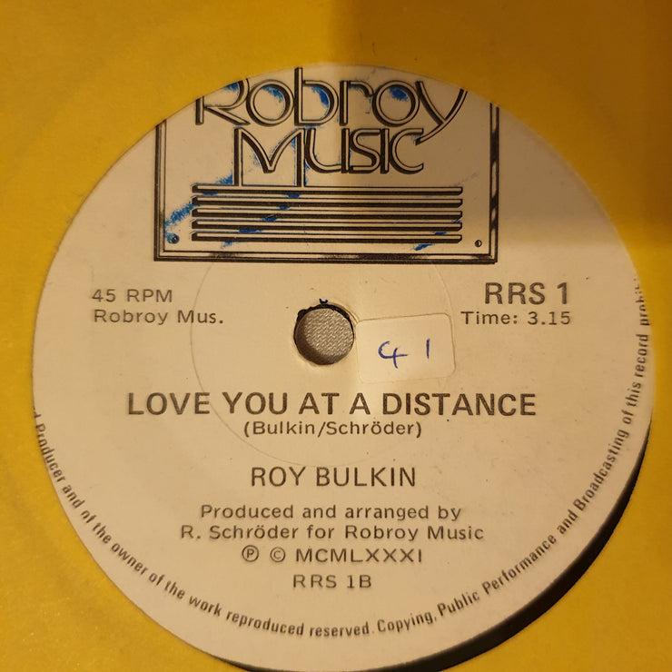 Roy Bulkin - How I Feel Inside - Vinyl 7" Record - Very-Good+ Quality (VG+) - C-Plan Audio