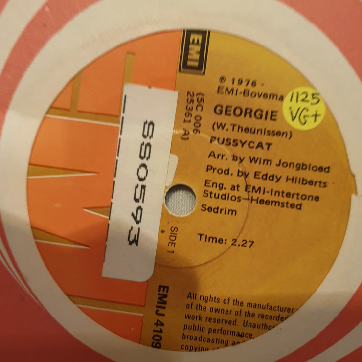 Pussycat ‎– Georgie / Take Me - Vinyl 7" Record - Very-Good+ Quality (VG+) - C-Plan Audio