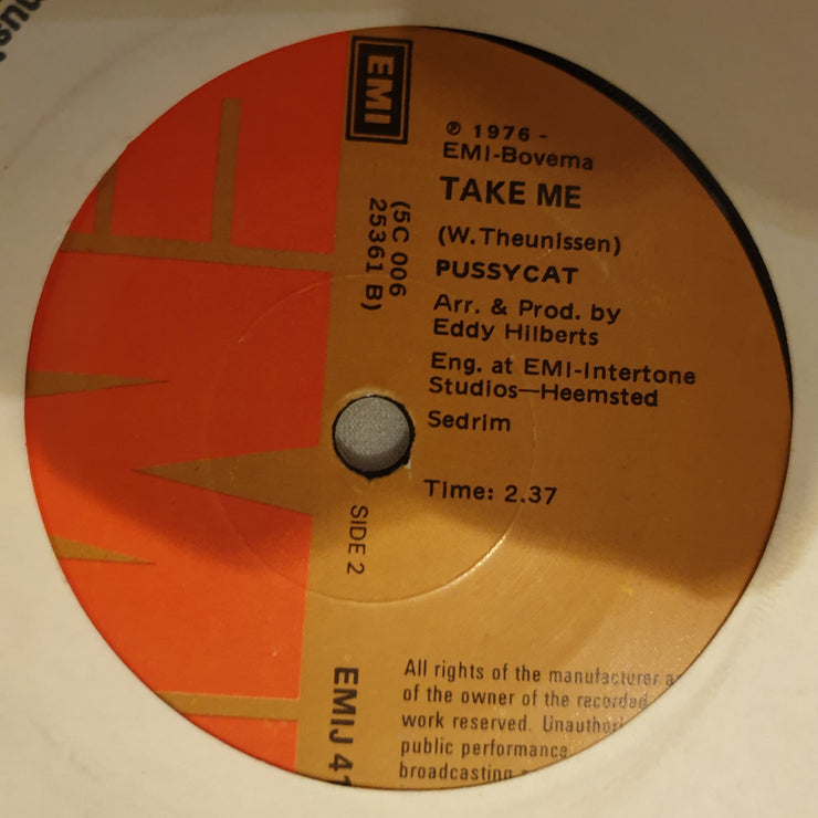 Pussycat ‎– Georgie / Take Me - Vinyl 7" Record - Very-Good+ Quality (VG+) - C-Plan Audio