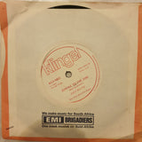 Jody Wayne - Texas Bull Saloon - Vinyl 7" Record - Very-Good+ Quality (VG+) - C-Plan Audio
