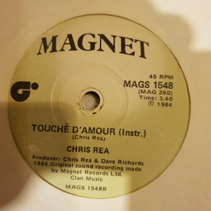 Chris Rea ‎– Touché D'Amour - Vinyl 7" Record - Very-Good+ Quality (VG+) - C-Plan Audio