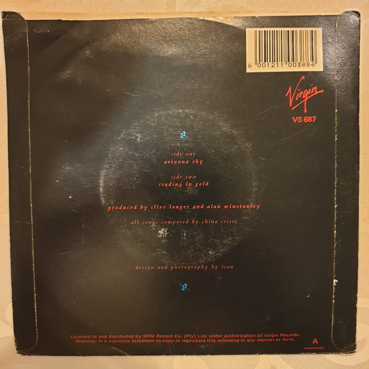 China Crisis ‎– Arizona Sky - Vinyl 7" Record - Very-Good+ Quality (VG+) - C-Plan Audio
