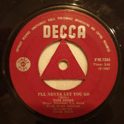 Tom Jones ‎– Funny Familiar Forgotten Feelings - Vinyl 7" Record - Good Quality (G) - C-Plan Audio