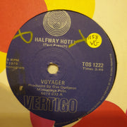 Voyager ‎– Halfway Hotel  - Vinyl 7" Record - Opened  - Very-Good Quality (VG) - C-Plan Audio