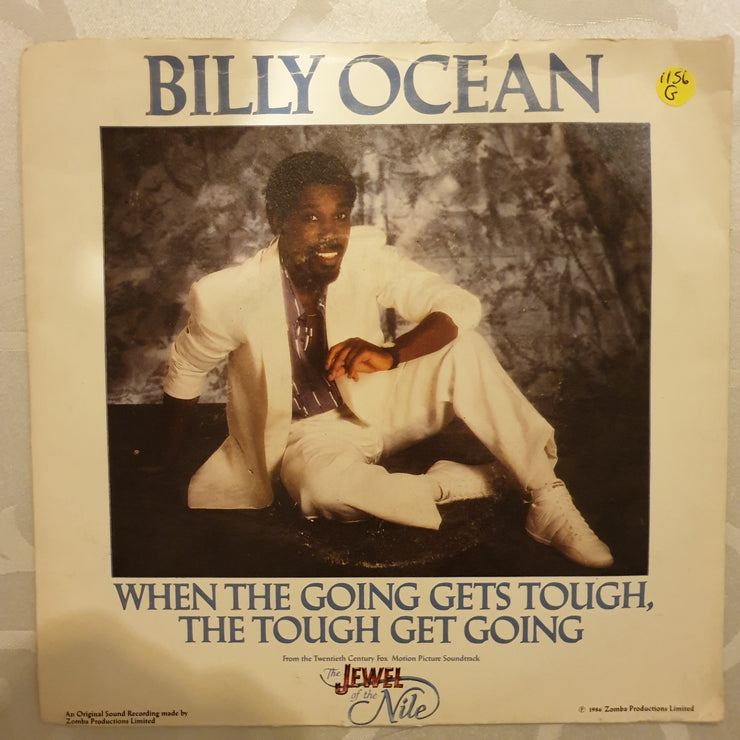 Billy Ocean ‎– When The Going Gets Tough, The Tough Get Going - Vinyl 7" Record - Good Quality (G) - C-Plan Audio