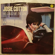 Josie Cotton ‎– He Could Be The One - Pink Vinyl 7" Record - Very-Good+ Quality (VG+) - C-Plan Audio